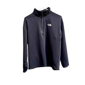 The North Face Black Half-Zip Pullover Fleece Sweatshirt Mens Size M